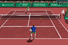 In-game screen of the game Davis Cup on Nintendo GameBoy Advance