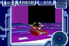 In-game screen of the game Tron 2.0 - Killer App on Nintendo GameBoy Advance