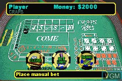 In-game screen of the game Golden Nugget Casino on Nintendo GameBoy Advance