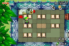 In-game screen of the game Legend of Zelda, The - The Minish Cap on Nintendo GameBoy Advance