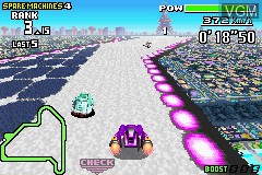 In-game screen of the game F-Zero - Maximum Velocity on Nintendo GameBoy Advance