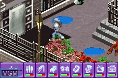 In-game screen of the game Urbz, The - Sims in the City on Nintendo GameBoy Advance