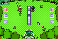 In-game screen of the game Shingata Medarot - Kuwagata Version on Nintendo GameBoy Advance