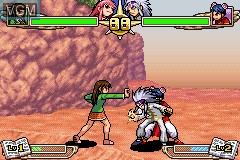 In-game screen of the game Konjiki no Gash Bell!! Unare! Yuujou no Zakeru 2 on Nintendo GameBoy Advance