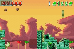 In-game screen of the game Fortress on Nintendo GameBoy Advance