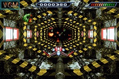 In-game screen of the game Iridion 3D on Nintendo GameBoy Advance