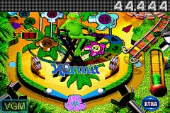 In-game screen of the game Muppet Pinball Mayhem on Nintendo GameBoy Advance