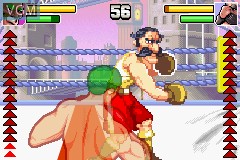 In-game screen of the game Punch King on Nintendo GameBoy Advance
