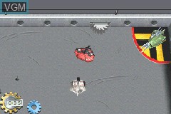 In-game screen of the game Robot Wars - Advanced Destruction on Nintendo GameBoy Advance