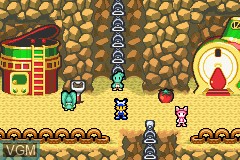 In-game screen of the game Tomato Adventure on Nintendo GameBoy Advance