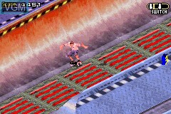 In-game screen of the game Tony Hawk's Pro Skater 3 on Nintendo GameBoy Advance