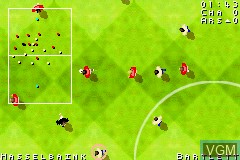 In-game screen of the game Alex Ferguson's Player Manager 2002 on Nintendo GameBoy Advance