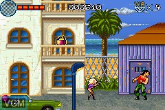 In-game screen of the game V.I.P. on Nintendo GameBoy Advance