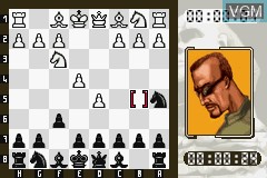 In-game screen of the game Virtual Kasparov on Nintendo GameBoy Advance