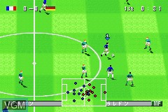 In-game screen of the game Wi-El - World Soccer Winning Eleven on Nintendo GameBoy Advance