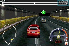 In-game screen of the game Tokyo Xtreme Racer Advance on Nintendo GameBoy Advance