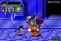 In-game screen of the game Dragon Ball GT - Transformation on Nintendo GameBoy Advance