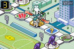 In-game screen of the game Get Ride! AMDriver - Shutsugeki! Battle Party on Nintendo GameBoy Advance