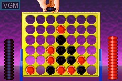 In-game screen of the game Connect Four / Perfection / Trouble on Nintendo GameBoy Advance