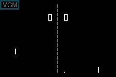 In-game screen of the game Pong / Asteroids / Yars' Revenge on Nintendo GameBoy Advance