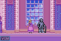 In-game screen of the game Barbie and the Magic of Pegasus on Nintendo GameBoy Advance