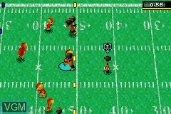 In-game screen of the game Backyard Football 2006 on Nintendo GameBoy Advance