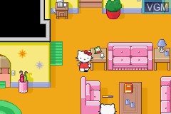 In-game screen of the game Hello Kitty - Happy Party Pals on Nintendo GameBoy Advance