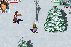In-game screen of the game Chronicles of Narnia, The - The Lion, The Witch and The Wardrobe on Nintendo GameBoy Advance