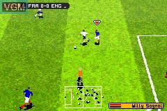 In-game screen of the game 2006 FIFA World Cup - Germany 2006 on Nintendo GameBoy Advance