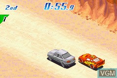 In-game screen of the game Cars on Nintendo GameBoy Advance