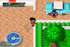 In-game screen of the game Dragon Ball Z - Buu's Fury / Dragon Ball GT - Transformation on Nintendo GameBoy Advance