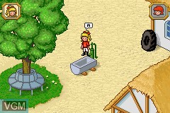 In-game screen of the game Bibi und Tina - Ferien auf dem Martinshof on Nintendo GameBoy Advance