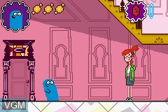 In-game screen of the game Foster's Home for Imaginary Friends on Nintendo GameBoy Advance