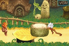 In-game screen of the game Arthur and the Invisibles - The Game on Nintendo GameBoy Advance