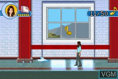 In-game screen of the game High School Musical - Livin' the Dream on Nintendo GameBoy Advance