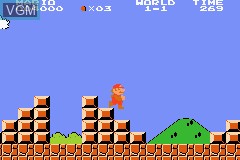 In-game screen of the game Super Mario Bros. on Nintendo GameBoy Advance