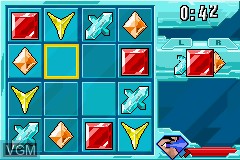 In-game screen of the game Superman Returns - Fortress of Solitude on Nintendo GameBoy Advance