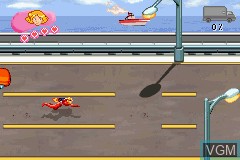 In-game screen of the game Totally Spies! 2 - Undercover on Nintendo GameBoy Advance