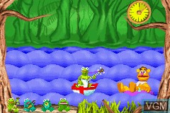In-game screen of the game Muppets, The - On With The Show! on Nintendo GameBoy Advance