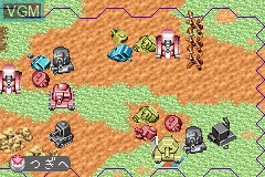 In-game screen of the game Combat Choro Q - Advance Daisakusen on Nintendo GameBoy Advance