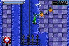 In-game screen of the game Monster Force on Nintendo GameBoy Advance