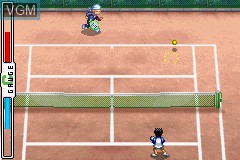 In-game screen of the game Tennis no Oji-Sama 2003 - Cool Blue on Nintendo GameBoy Advance