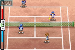 In-game screen of the game Tennis no Oji-Sama 2003 - Passion Red on Nintendo GameBoy Advance