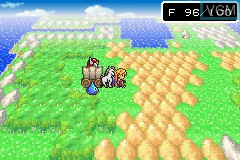 In-game screen of the game Dragon Quest Monsters - Caravan Heart on Nintendo GameBoy Advance