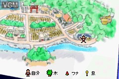 In-game screen of the game Minna no Shiiku Series 2 - Boku no Kuwagata on Nintendo GameBoy Advance