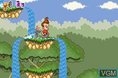 In-game screen of the game Adventures of Jimmy Neutron Boy Genius, The - Jet Fusion on Nintendo GameBoy Advance