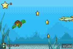 In-game screen of the game Franklin the Turtle on Nintendo GameBoy Advance