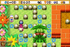 In-game screen of the game Bomberman Max 2 - Red Advance on Nintendo GameBoy Advance