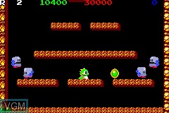 In-game screen of the game Bubble Bobble - Old & New on Nintendo GameBoy Advance