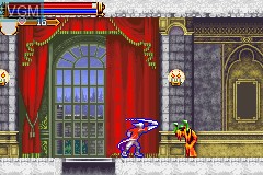 In-game screen of the game Castlevania - Harmony of Dissonance on Nintendo GameBoy Advance